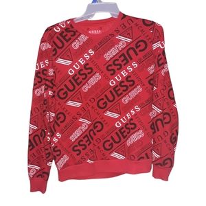 Large Guess logo sweater